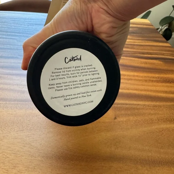 Catbird ghost rose candle - Picture 8 of 11